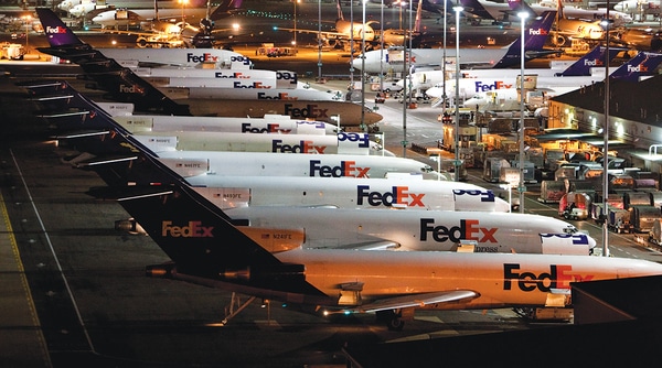 hub de Fedex en Memphis