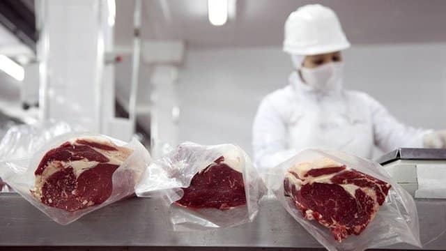cargamento de carne contaminada