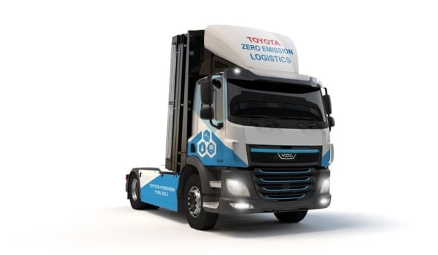 Camiones de hidrógeno- Toyota los implementará en su red logística europea