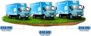 camiones de carga híbridos
