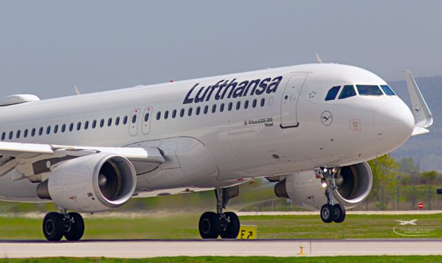 Avión de Lufthansa