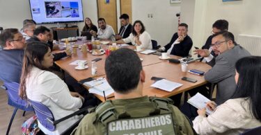 Puertos de Talcahuano y autoridades de seguridad