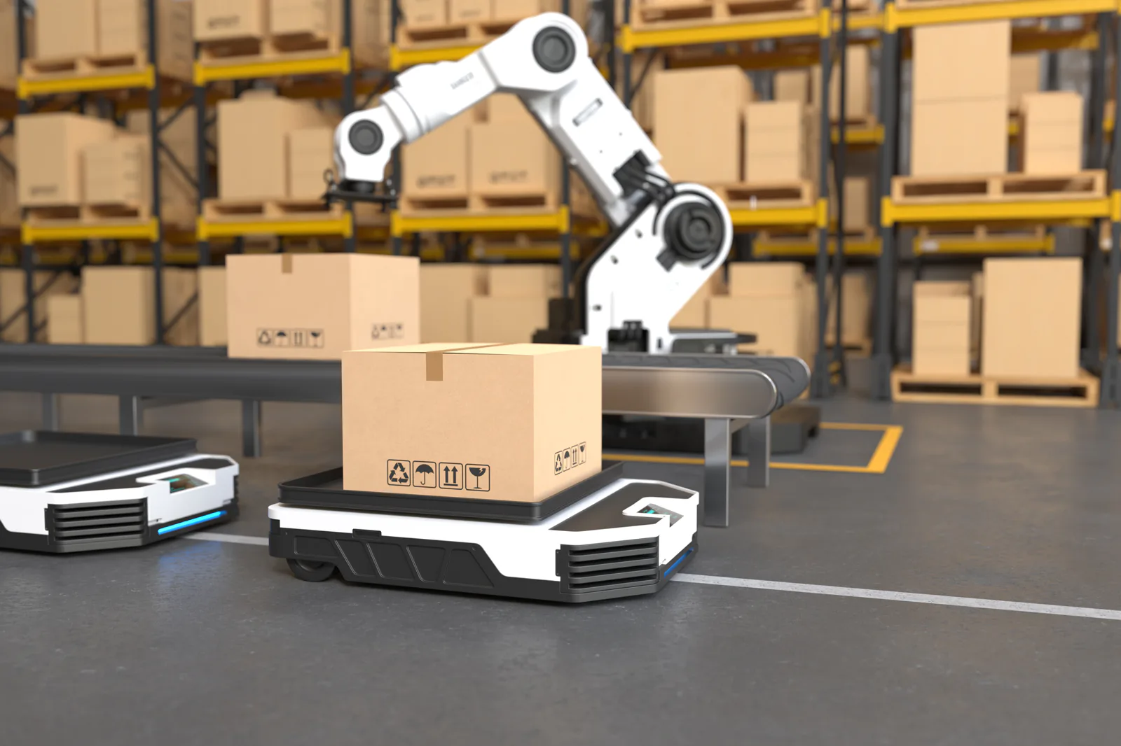 robot-arm-picks-up-box-autonomous