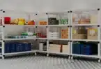 Estanterías de PVC para almacenes