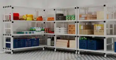 Estanterías de PVC para almacenes