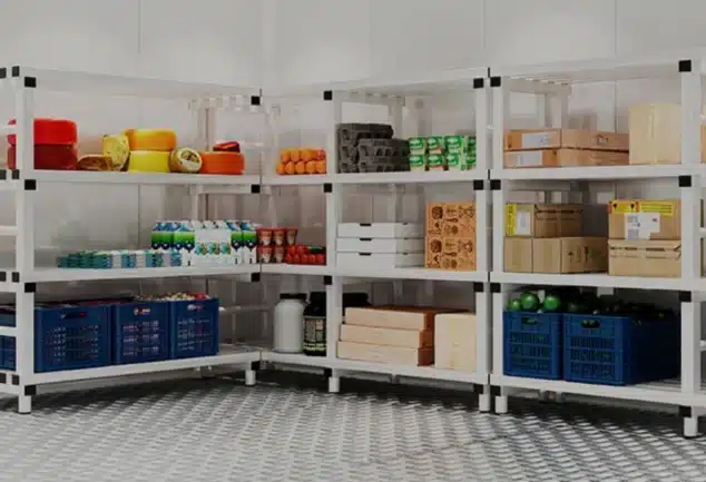 Estanterías de PVC para almacenes